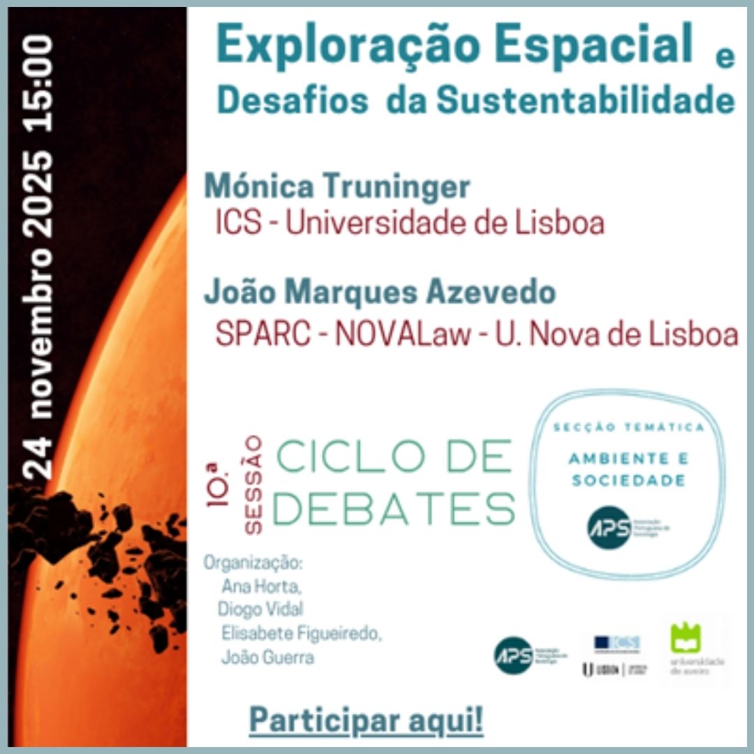 Debate Ambiente e Sociedade – Exploração Espacial e Desafios da Sustentabilidade